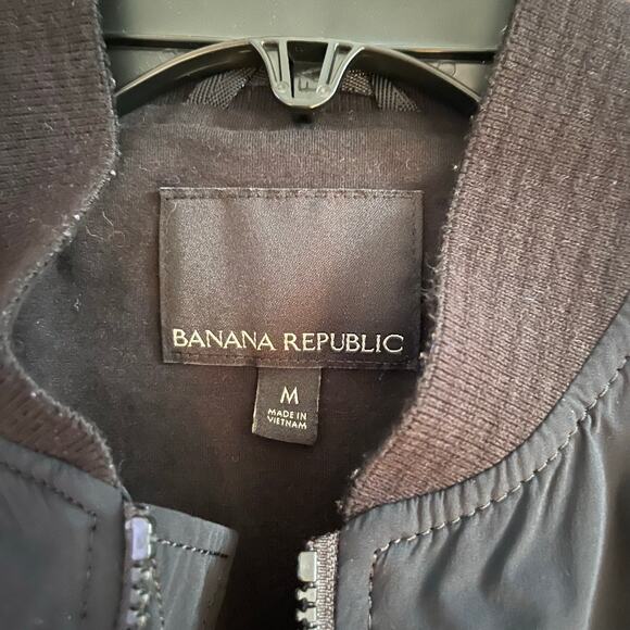 Banana Republic Motion Tech Performance Men’s Lightweight Black Jacket Size M - Picture 5 of 12